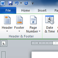 how to delete footers in ms word